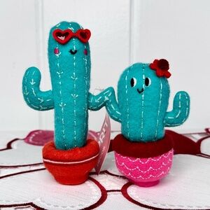 NEW Spritz Valentines Day Cactus Duo
